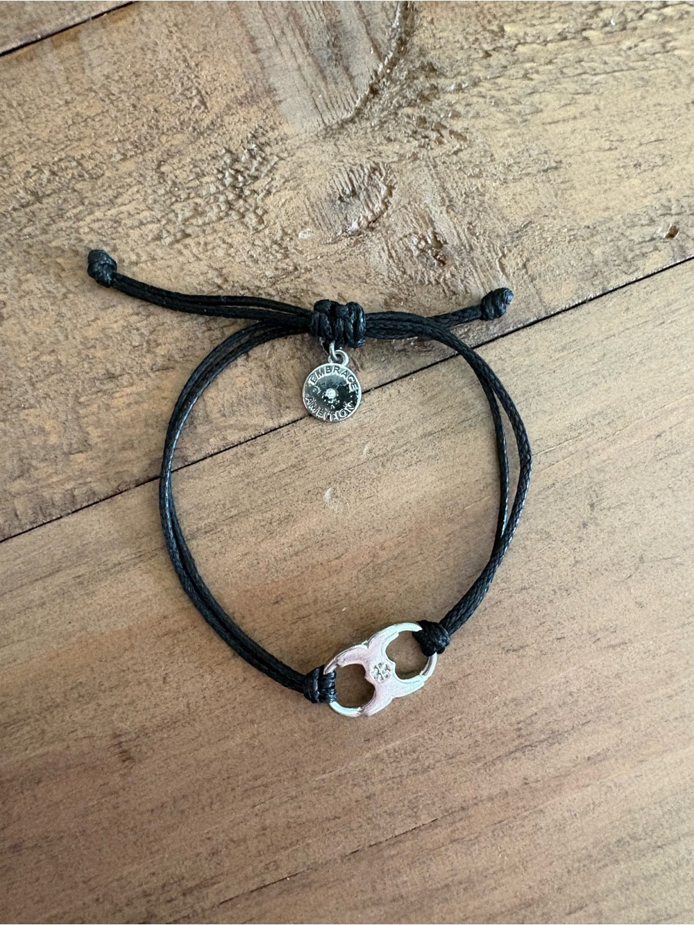 Tory Burch Embrace Ambition Black Bracelet